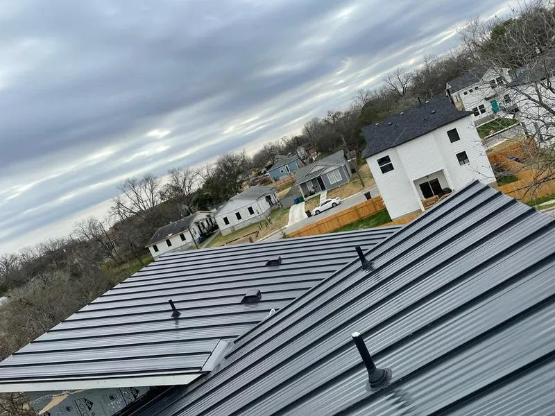 Standing seam metal roof panels with vents for Skylight Repair in Wheat Ridge